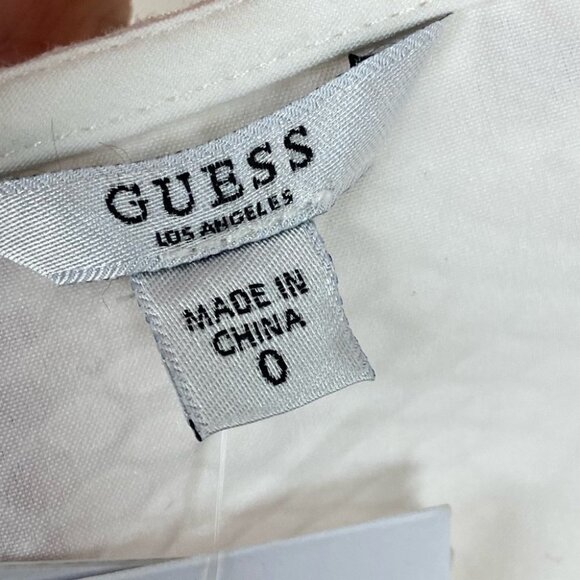 Guess Lexie Romper True White Lace Playsuit Womens Size 0 New With Tags Flaw NWT - Picture 9 of 16